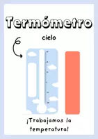 Vista previa - Manualidades / Dibujos para colorear - Termómetro para trabajar las temperaturas - Portada