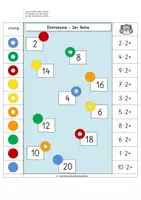 Vorschau - Stationenlernen - Einmaleins - Lernspiele - Freiarbeit - FREEBIE - Seite 2
