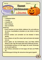 Vorschau - Arbeitsblätter - Rezept schreiben - Kürbissuppe - Seite 2