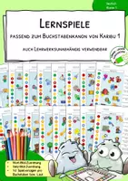 Vorschau - Stationenlernen - Lesespiele für Freiarbeit und Stationen | Klasse 1–2 - Deckblatt