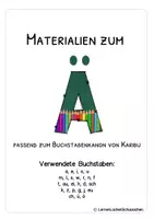 Vorschau - Anderer Materialtyp - Buchstabenmappe Ä – Buchstabe Ä lesen & schreiben lernen | Karibu 1 | österreichische Fibelschrift | Klasse 1 - Seite 2