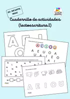Vista previa - Hojas de trabajo - Cuadernillo de actividades (lectoescritura I) - Portada