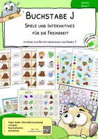 Vorschau - Spiele - J - Spiele und Interaktives für die Freiarbeit und Stationenarbeit - Deckblatt