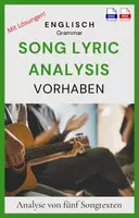 Vorschau - Stundenentwürfe - Song Lyric Analysis - Analyse von fünf Sontexten mit Lösungen - Deckblatt