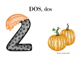 Vista previa - Unidades / Secuencias / Situaciones de Aprendizaje - DINO HALLOWEEN – Numbers, Postcards & Fun! - página 3