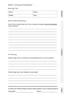 Vorschau - Anderer Materialtyp - Reflexionsblatt Verstoß gegen Werkstattregeln - Deckblatt