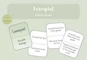 Vorschau - Spiele - Lesespiel "Verrückte Aufträge" ab der 2. Klasse - Deckblatt