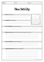 Vorschau - Arbeitsblätter - New York City: Steckbrief und Landkarte - Seite 2