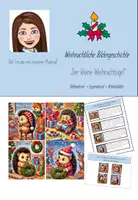 Vorschau - Stundenentwürfe - Weihnachtliche Bildergeschichte - Der kleine Weihnachtsigel - Deckblatt