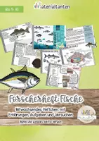 Vorschau - Stundenentwürfe - Forscherheft zu den Fischen / Fische im Biologieunterricht - Deckblatt