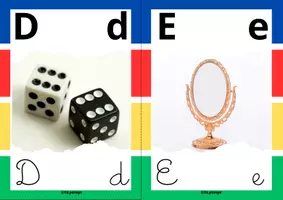 Vista previa - Unidades / Secuencias / Situaciones de Aprendizaje - Abecedario 4 tipos de letras + fotos - página 3