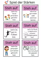 Vorschau - Spiele - Spiel der Stärken Steh auf, wenn Du - Deckblatt