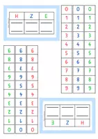 Vorschau - Mal- und Bastelvorlagen - Legematerial Zahlraumerweiterung, Zahldarstellung - Seite 3