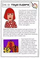 Vorschau - Arbeitsblätter - Infotext: Die Künstlerin Yayoi Kusama - Seite 2