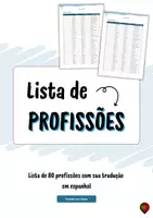 anteprima - Esercizi - Pacote de materiais sobre profissões em português - Pagina 1