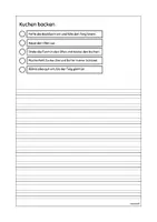 Vorschau - Arbeitsblätter - Lesen Ordnen Schreiben mit Abläufen aus dem Alltag - Seite 3