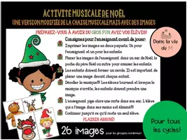 Aperçu - Jeux - Une version musicale de Noël de la chaise musicale - Page de couverture