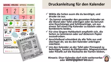 Vorschau - Poster - Klassenzimmer Kalender EDITION: PASTEL REGENBOGENFARBEN - Seite 1