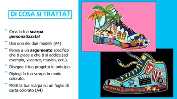 anteprima - Programmi scolastici / Materiali per docenti - ARTE: Disegna la tua sneaker (con 2 modelli) - Pagina 2