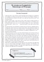 Vorschau - Arbeitsblätter - Schreiben - Wortgruppen und Redewendungen Gruselgeschichte - Seite 1