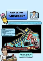 anteprima - Programmi scolastici / Materiali per docenti - ARTE: Disegna la tua sneaker (con 2 modelli) - Pagina di copertina