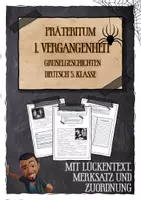Vorschau - Arbeitsblätter - Schreiben - Präteritum in der Gruselgeschichte - Deckblatt