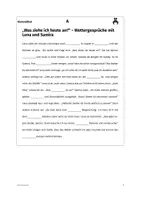 Vorschau - Arbeitsblätter - Rückendiktat Was ziehe ich heute an?, A1/A2 - Seite 2