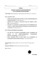 Vorschau - Arbeitsblätter - Materialpaket - Klausuren - Sprache und Kommunikation in politisch-gesellschaftlichen Verwendungszusammenhängen - Seite 2