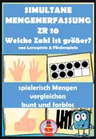 Vorschau - Arbeitsblätter - Simultane Mengenerfassung im ZR 10 und 20 - Materialpaket - Deckblatt