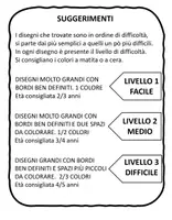 anteprima - Materiale di supporto/inclusione - Il Mio Primo Libro da Colorare! - Pagina 2