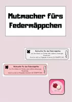 Vorschau - Anderer Materialtyp - Mutmacher für das Federmäppchen / Motivation / Growth Mindset - Deckblatt