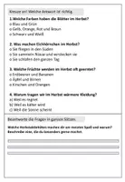 Vorschau - Arbeitsblätter - Lesetext für Klasse 3 Herbst - Seite 2