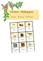 Vorschau - Spiele - christmas Lesespiel "I have got.../Who has got" - Deckblatt