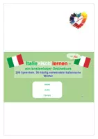 Vorschau - Präsentationen/Tafelbilder - Italienisch lernen mit Allie: Sprechen 206: 30 Häufig verwendete italienische Wörter - Deckblatt