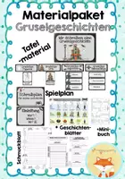 Vorschau - Unterrichtsreihen - Gruselgeschichten - Materialpaket - Deckblatt