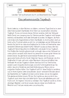 Vorschau - Arbeitsblätter - Leseverständnis 3. Klasse "Das geheimnisvolle Tagebuch" - Deckblatt