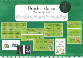Vorschau - Anderer Materialtyp - Materialpaket für die Drachenklasse - Deckblatt