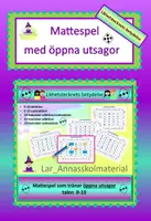 förhandsvisning - Mattespel Likhetstecknets betydelse - försättsblad