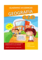 anteprima - Materiale di supporto/inclusione - Anteprima Libro - Quaderno di esercizi di Geografia 1-2-3 - Pagina di copertina