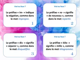 Aperçu - Apprentissages en autonomie - Signification des préfixes - 28 CÀT - Page de couverture