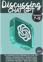Vorschau - Arbeitsblätter - ChatGPT- Middle/High School Conversation Package - Seite 1