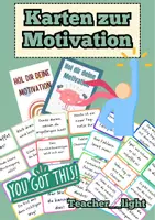 Vorschau - Poster - Motivationskarten/ Motivationsecke/ Selbstvertrauen - Deckblatt