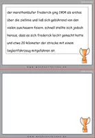 Vorschau - Fördermaterial/Inklusion - DaF / DaZ Englisch: Kuriose Olympia Geschichten Spezial: Fehlerteufel Lesekarten Großschreibung - Seite 3