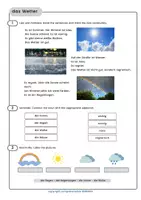 Vorschau - Arbeitsblätter - Das Wetter - DaF/DaZ zur Wiederholung und Vertiefung - Seite 3