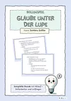 Vorschau - Arbeitsblätter - Ethik Rollenspiel - Die Existenz Gottes - Deckblatt