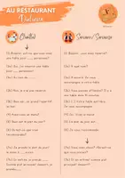 Vorschau - Stundenentwürfe - Dialogues: Au restaurant - Seite 3