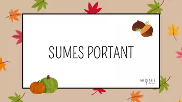 Vista previa - Tarjetas / Manipulativos - SUMES PORTANT - TARDOR (Primaria) - Portada