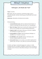 Vorschau - Arbeitsblätter - Ethik Rollenspiel - zum Thema Tierethik - Seite 1