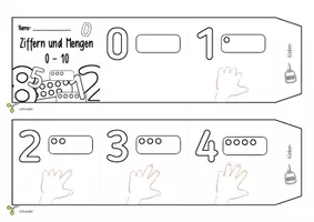 Vorschau - Spiele - Leporello - Ziffern-Mengen-Zuordnung - Anfangsunterricht - Seite 3