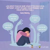 Aperçu - Affichage - Citation - Ce que vous pensez que vous n'êtes pas - Page de couverture
